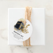 PERSONALIZED KA'BAH HAJJ MABRUR BEDANKJES LABELS (In situ)