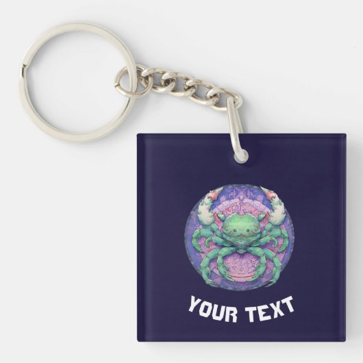 PERSONALIZED KANKER STERRENBEELD  SLEUTELHANGER (Voorkant)