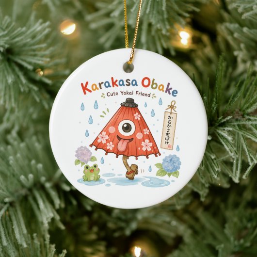 Personalized Karakasa Obake Mug | Custom Name & Me Keramisch Ornament (Boom)