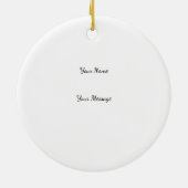 Personalized Karakasa Obake Mug | Custom Name & Me Keramisch Ornament (Achterkant)
