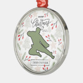 Personalized Karate Christmas Ornament for Him (Links)