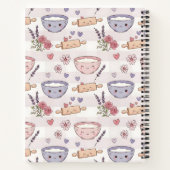 Personalized Kawaii Recipe Heart Keepsake Recipe  Notitieboek (Achterkant)