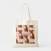 Personalized Kawaii Trendy Boxer Dog  Tote Bag (Voorkant)