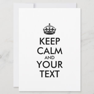 Personalized KEEP CALM and YOUR