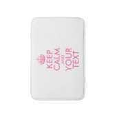 Personalized KEEP CALM and YOUR Badmat (Voorkant Verticaal)