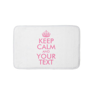 Personalized KEEP CALM and YOUR Badmat