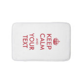 Personalized KEEP CALM and YOUR Badmat (Voorkant)