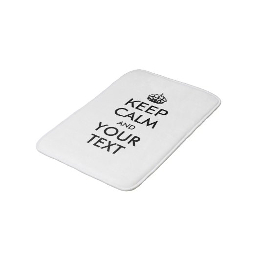 Personalized KEEP CALM and YOUR Badmat (Gekanteld)