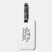 Personalized KEEP CALM and YOUR Bagagelabel (Achterkant verticaal)