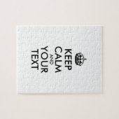 Personalized KEEP CALM and YOUR Legpuzzel (Horizontaal)