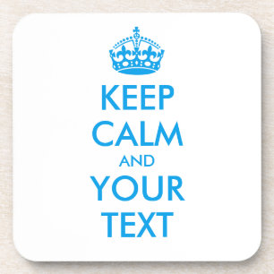 Personalized KEEP CALM and YOUR Onderzetter