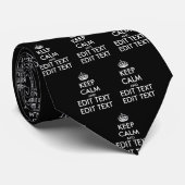 Personalized KEEP CALM and YOUR Stropdas (Opgerold)