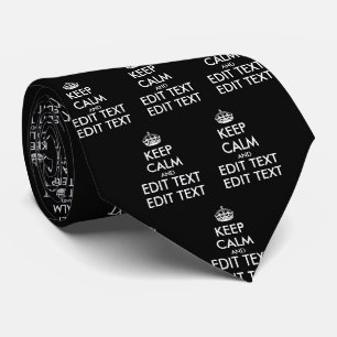 Personalized KEEP CALM and YOUR Stropdas