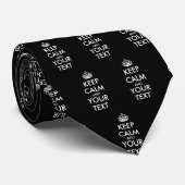 Personalized KEEP CALM and YOUR Stropdas (Opgerold)