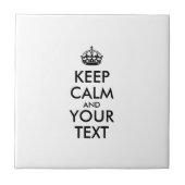 Personalized KEEP CALM and YOUR Tegeltje (Voorkant)