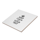 Personalized KEEP CALM and YOUR Tegeltje (Zijkant)