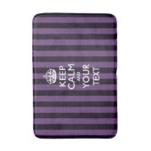 Personalized KEEP CALM AND Your Text Badmat (Voorkant Verticaal)