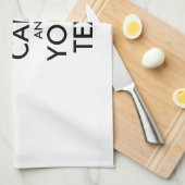 Personalized KEEP CALM and YOUR Theedoek (Quarter Fold)