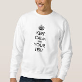 Personalized KEEP CALM and YOUR Trui (Voorkant)
