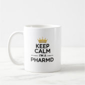Personalized Keep Calm I’m a PharmD Koffiemok (Links)