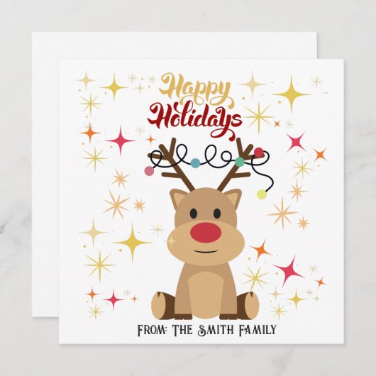 PERSONALIZED KERSTKAARTEN (RENDIEREN) (Voorkant / Achterkant)