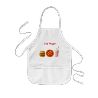 Personalized kid apron, custom name kid apron kinder schort