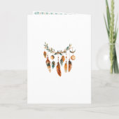 Personalized Kids Birthday Card with Cute Animals Kaart (Achterkant)