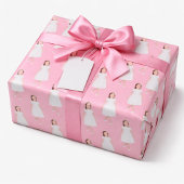 Personalized Kids Birthday Photo Custom Gift Wrap Cadeaupapier