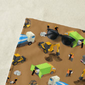 Personalized Kids Construction Vehicles  Strandlaken (In situ)