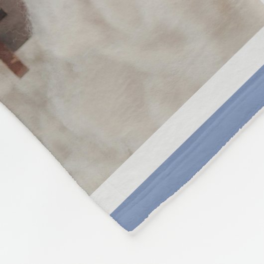 Personalized Kids Future Pilot with Photo & Name Fleece Deken (Hoek)