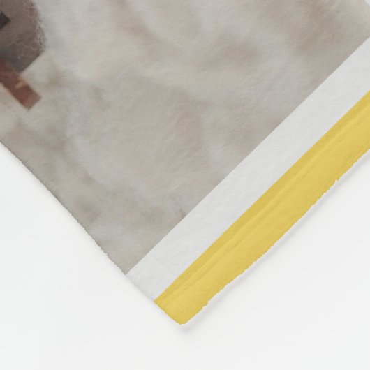 Personalized Kids Future Pilot with Photo & Name Fleece Deken (Hoek)