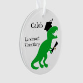 Personalized Kids Graduation Dinosaur Ornament (voorkant)