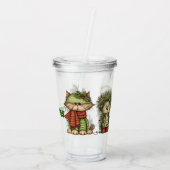 Personalized Kids Holiday  Acryl Drinkbeker (Achterkant)