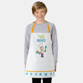 Personalized Kids Pancake Chef Apron With Stars Schort (Gedragen)