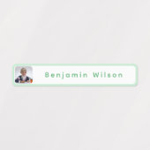 Personalized Kids Photo Name Waterproof Labels (Design 1)