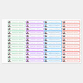 Personalized Kids Photo Name Waterproof Labels (Vel)