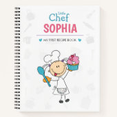 Personalized Kids Recipe Notebook – Little Chef Notitieboek (Voorkant)