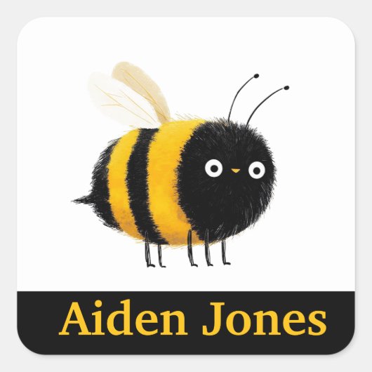 Personalized kids stickers colorful (Voorkant)