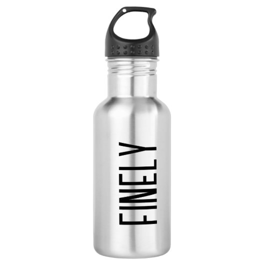 Personalized Kids Water Bottle, Custom name for  Waterfles (Voorkant)
