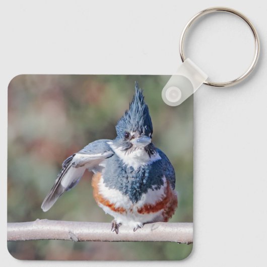 Personalized Kingfisher Friendly Bird Sleutelhanger (Achterkant)