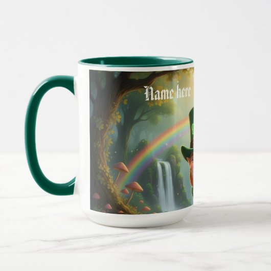 Personalized Kiss me I am irish - Combo mug Mok (Links)