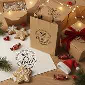 Personalized Kitchen Logo Rubber Stamp Rubberstempel