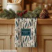 Personalized Kitchen Towel Ethnic Chic Vibe Theedoek