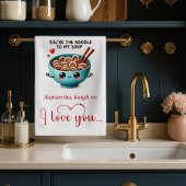 Personalized Kitchen Towel Funny Food Love Quotes Theedoek