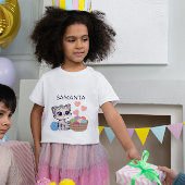  Personalized Kitten & Yarn Baby Bodysuit