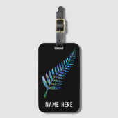 PERSONALIZED KIWI FERN PAUA BAGAGELABEL (Voorkant (verticaal))