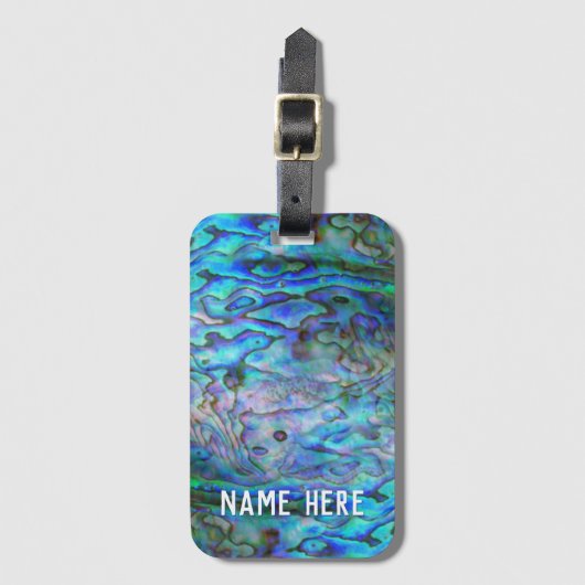 PERSONALIZED KIWI PAUA BAGAGELABEL (Voorkant (verticaal))