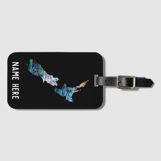 PERSONALIZED KIWI PAUA BAGAGELABEL (Voorkant (horizontaal))