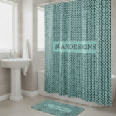 Personalized Knit Pattern Badmat