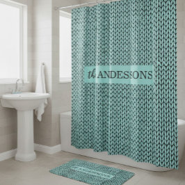 Personalized Knit Pattern Badmat